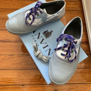 Lanvin Canvas Rubber-toe Sneakers